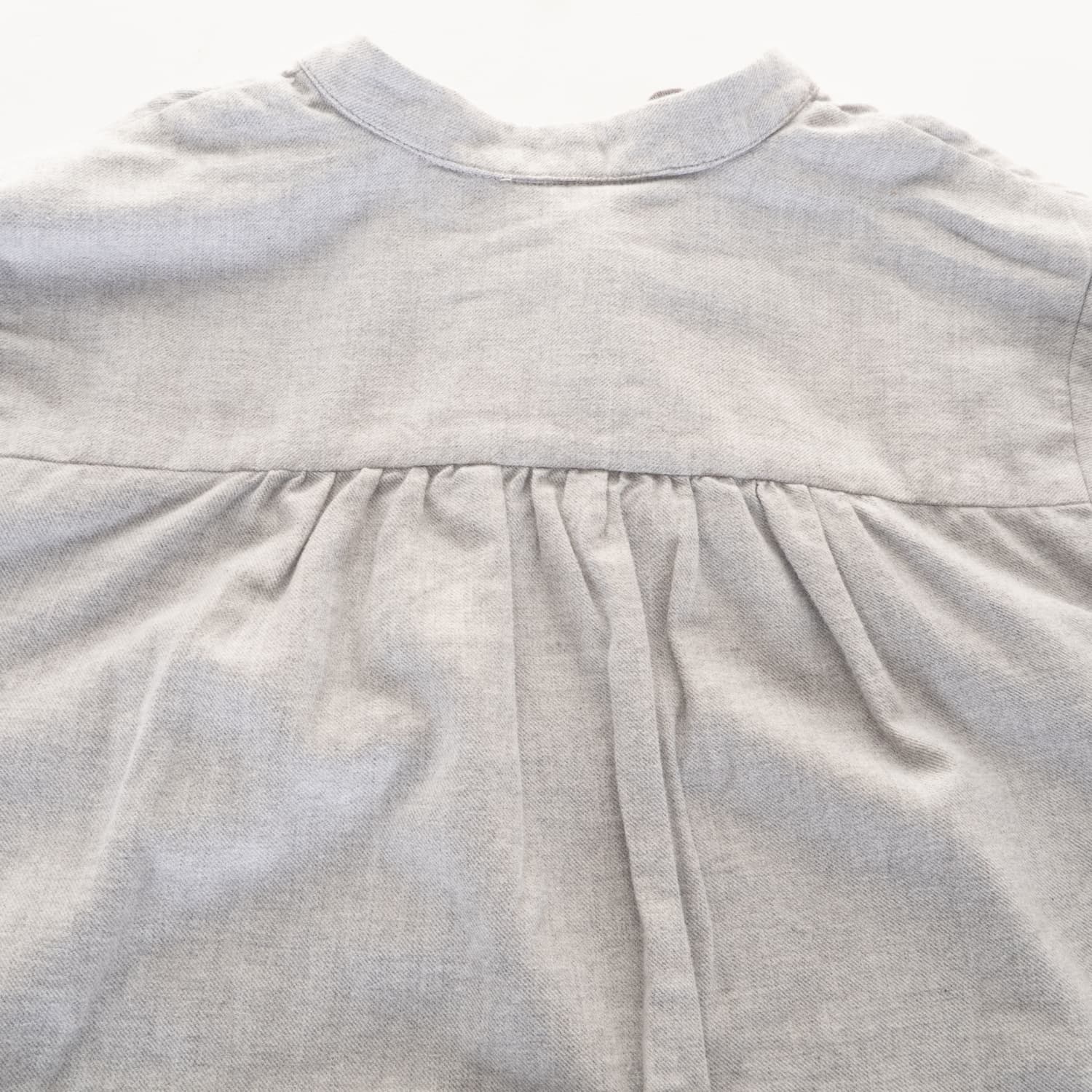 Cotton Blouse with Ruffle