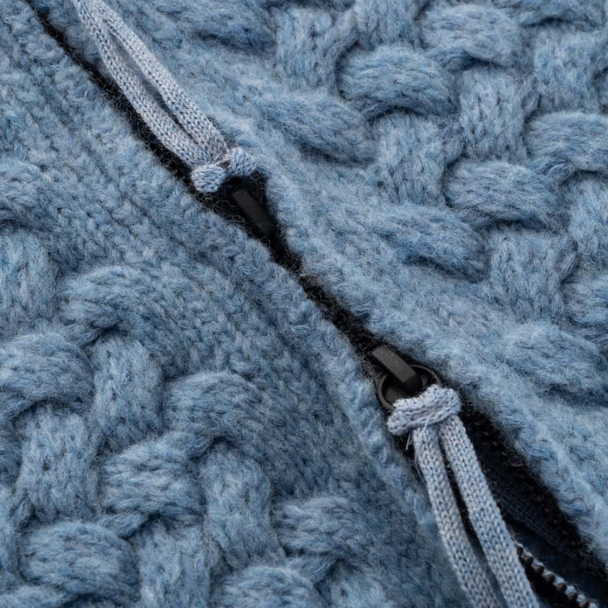 Wool Blend Zip Cardigan do12kus