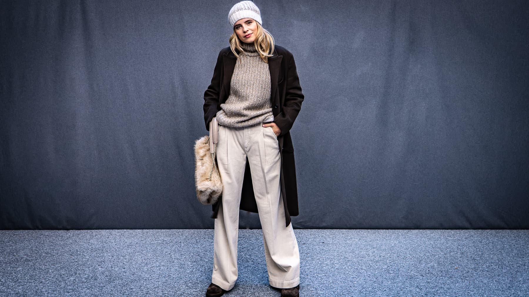 Trousers Ottavia Beige