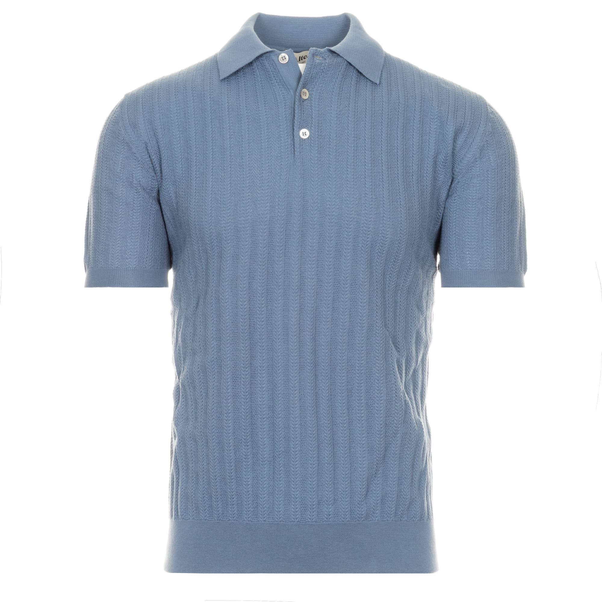 Knit Polo Cable Stitch Knit Polo Cable Stitch