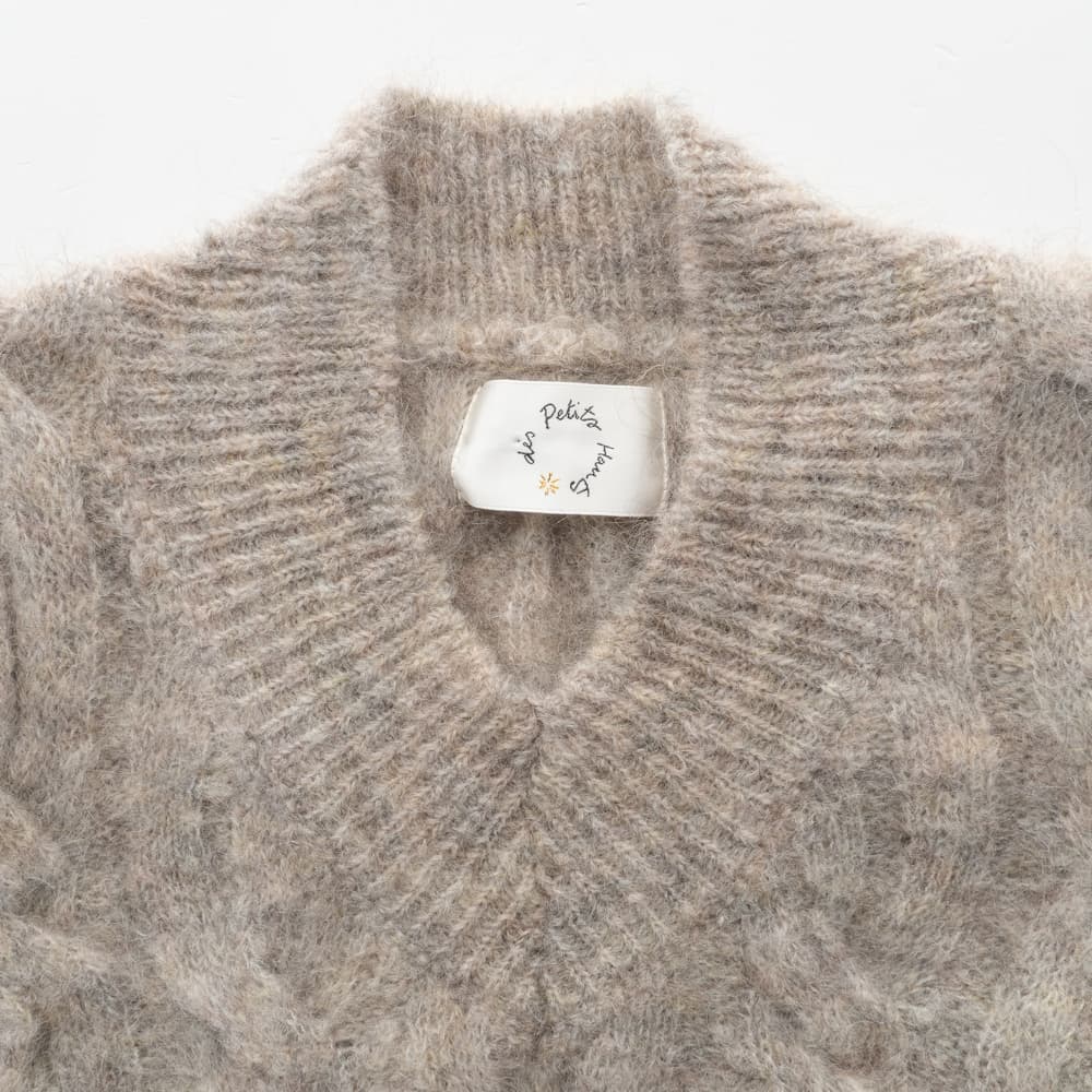 Cable Knit Sweater Vest