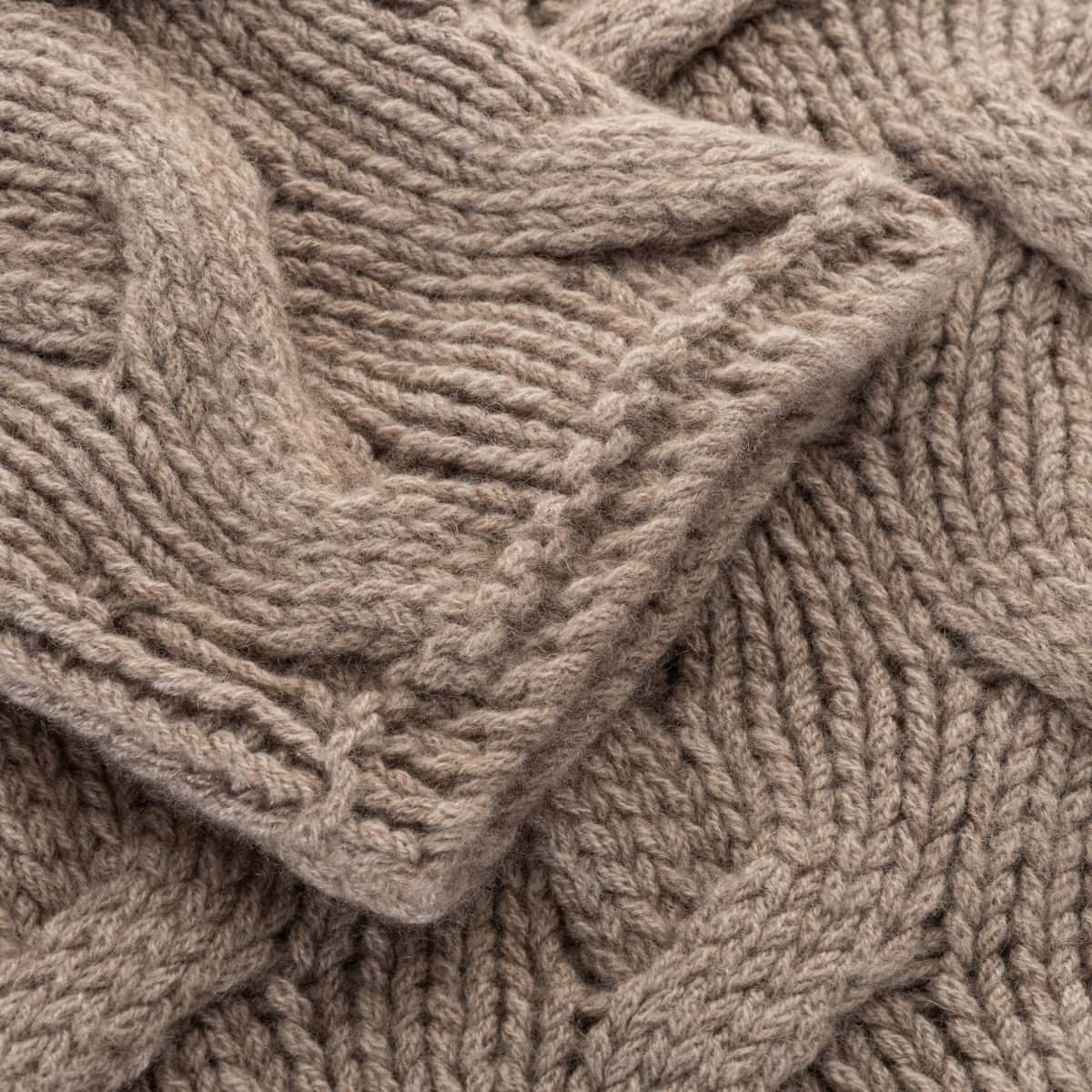 Cable Knit Crew Neck Sweater