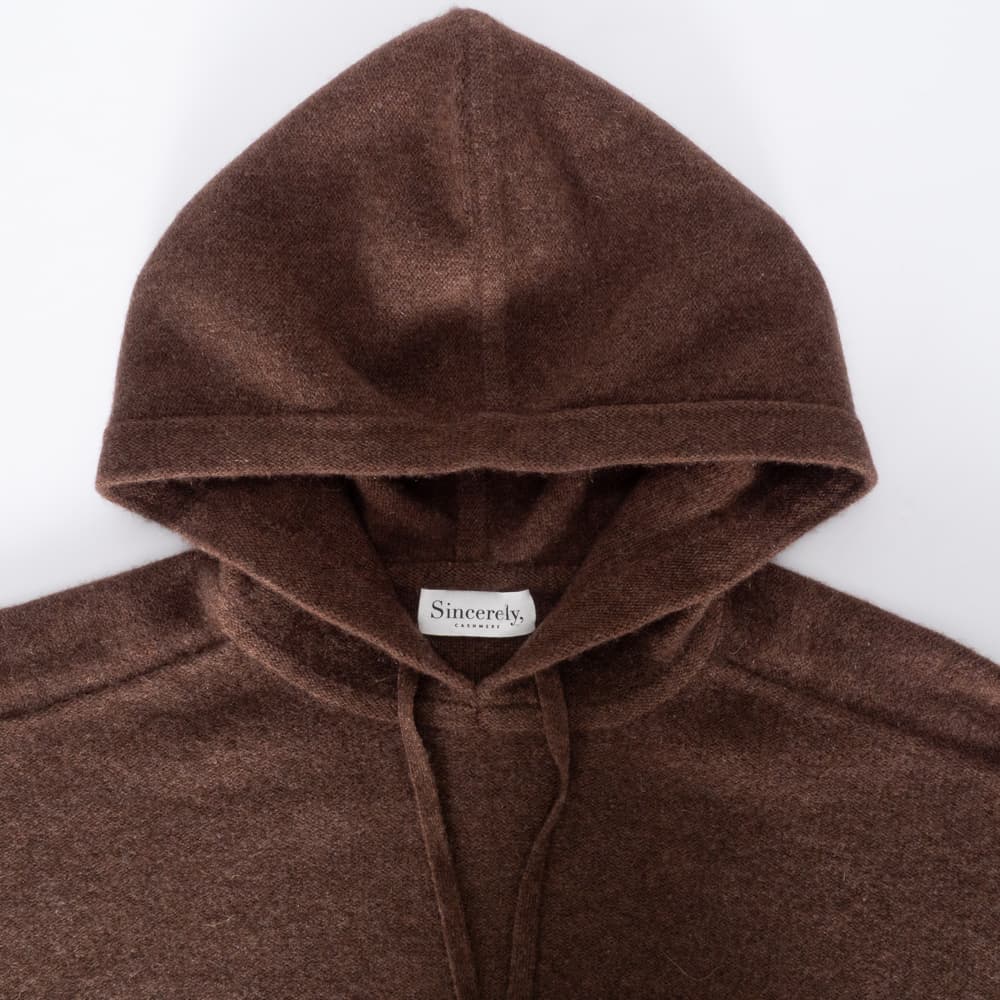 Cashmere Hoodie Brown
