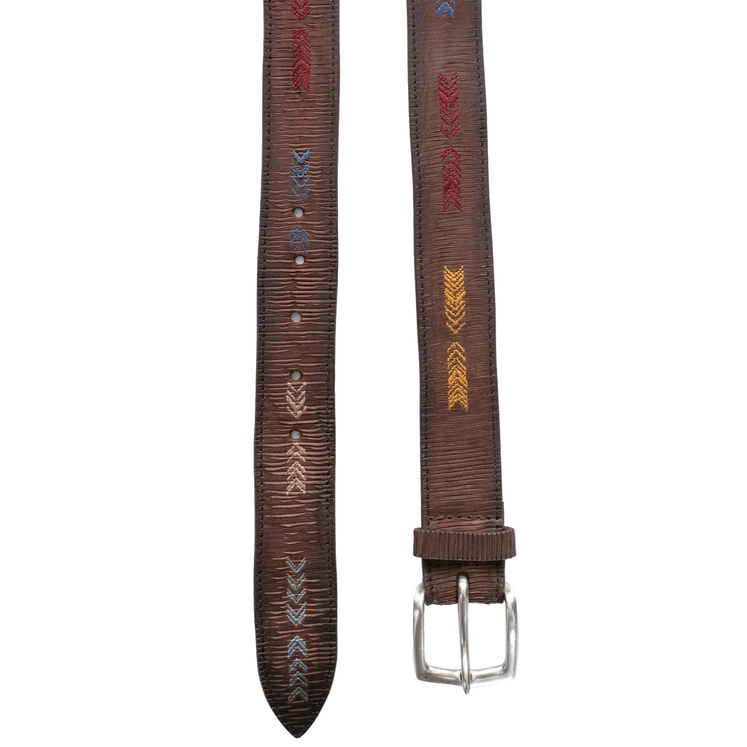 Blade Sioux Embroidered Leather Belt