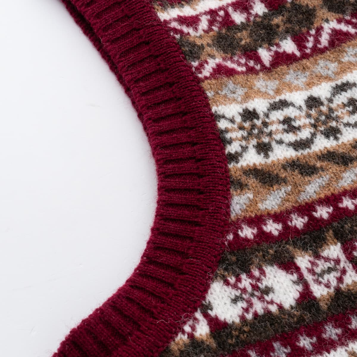 Fairisle V-Neck Slipover