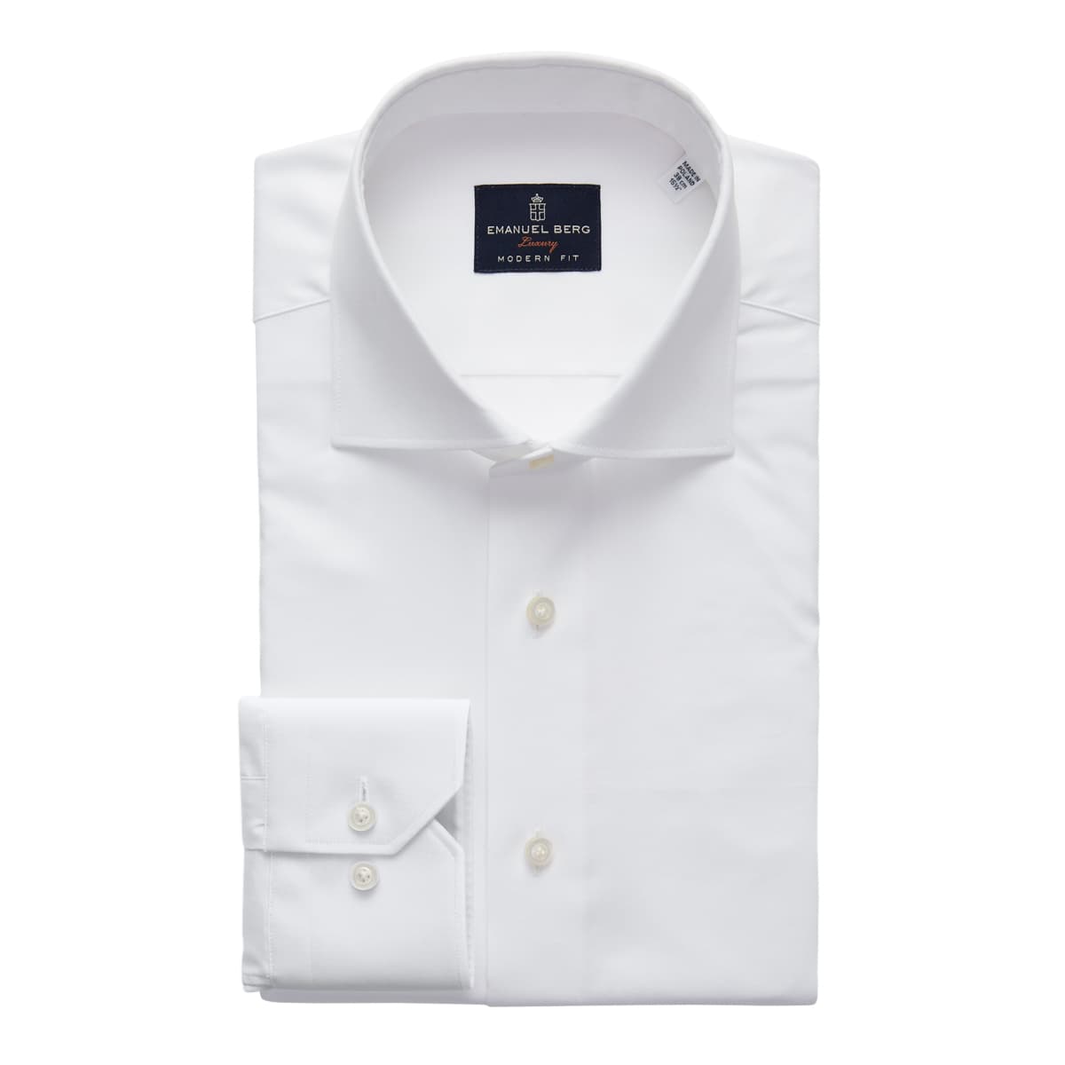 Yoga Modern Fit White Twill Shirt