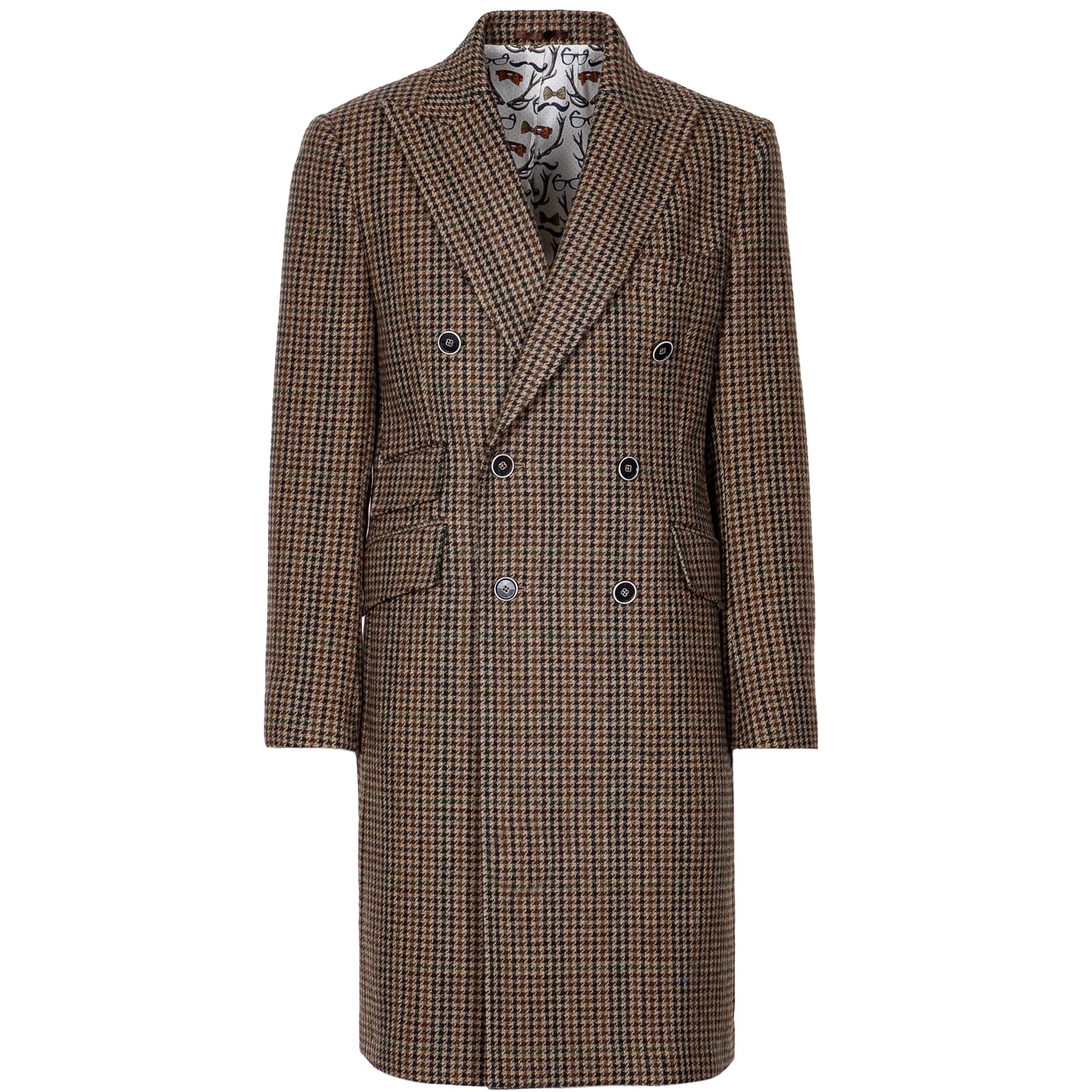 Shetland Wool Tweed Coat