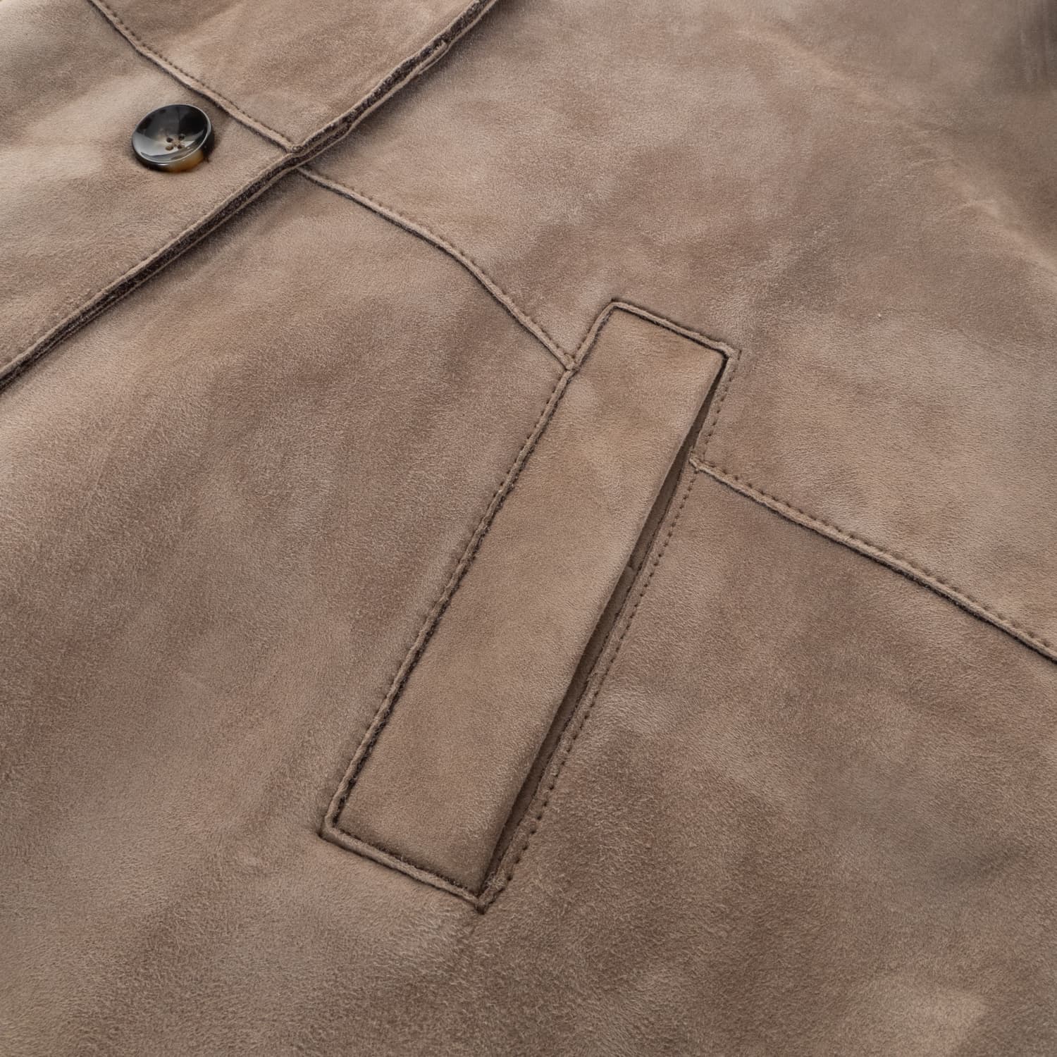 Leather Jacket with Removable Knit Insert