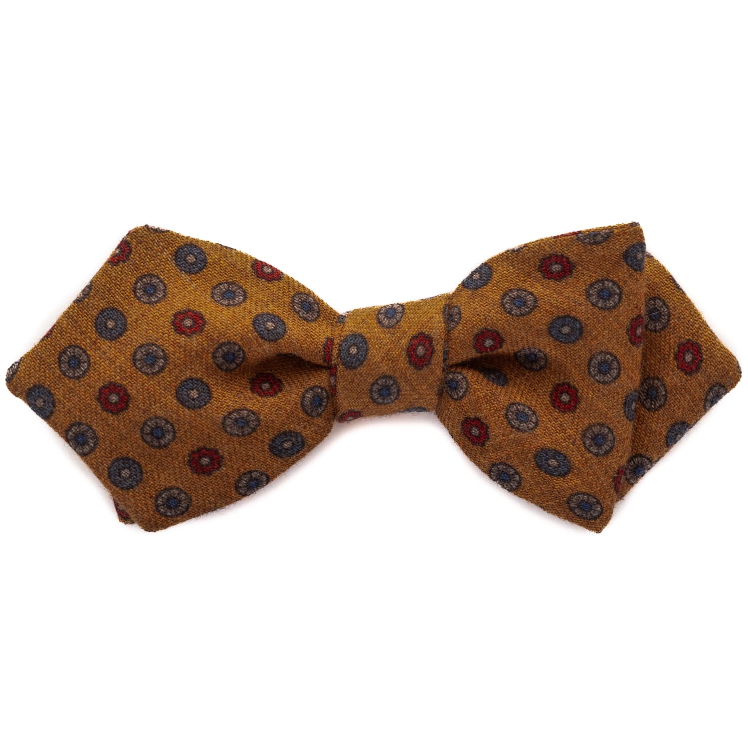 Bow Tie Ochre Flowered