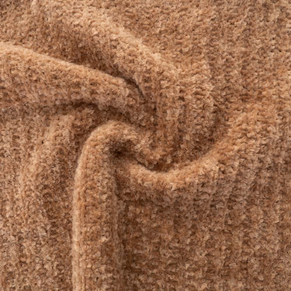 Bouclé Knit Turtleneck Sweater