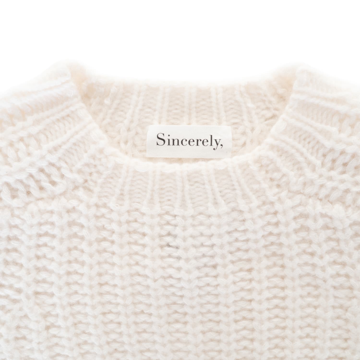 Knitted Sweater Cashmere Boxy Cut
