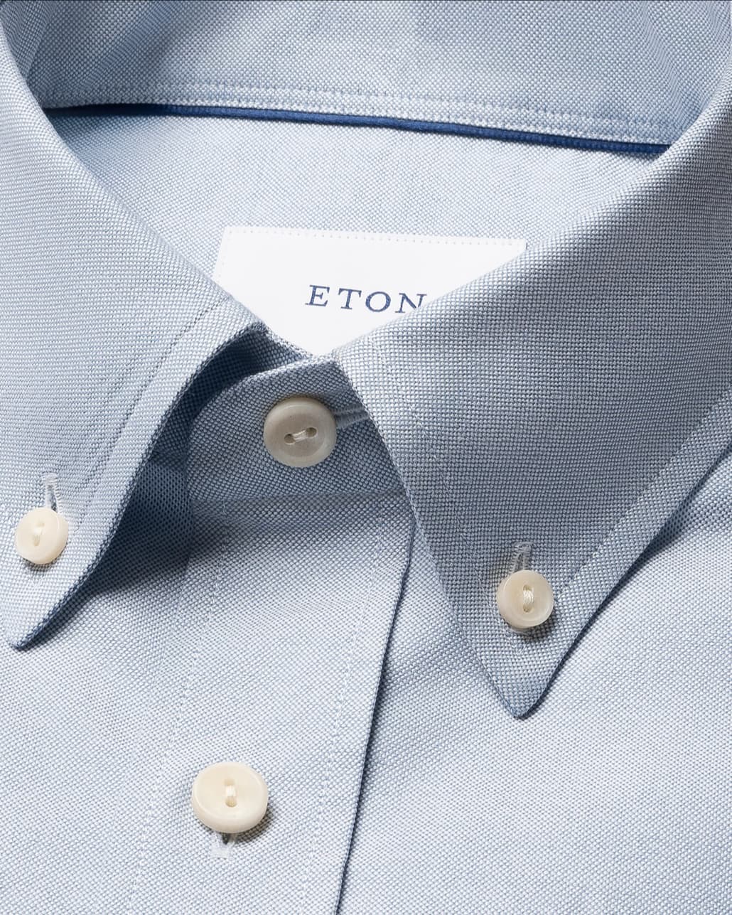 Casual Solid Oxford Shirt