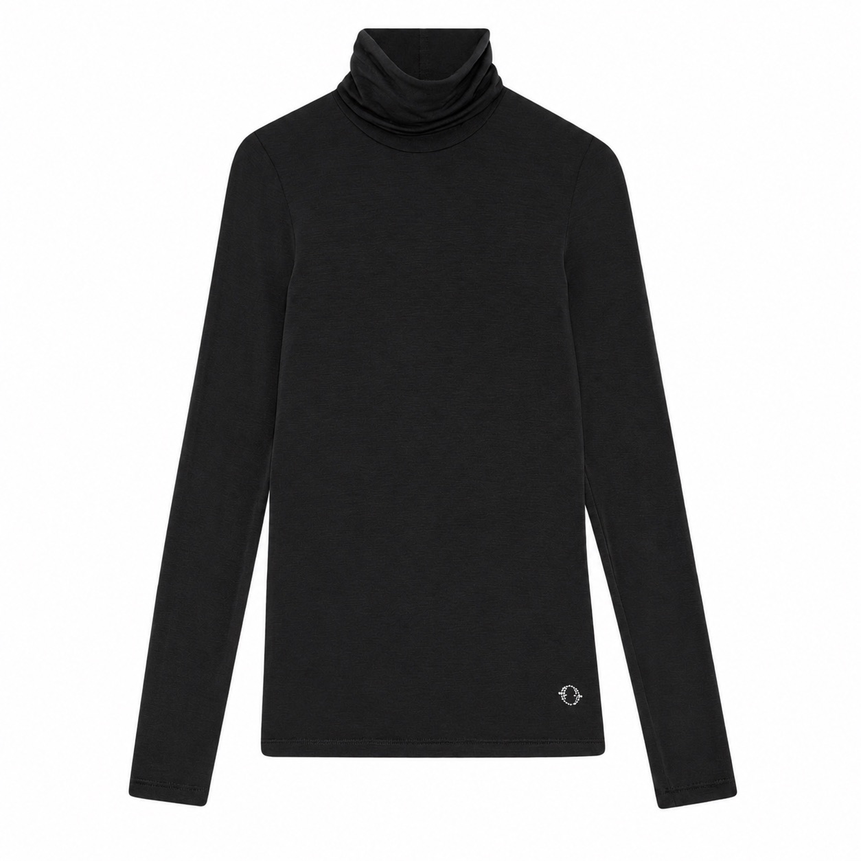 Turtleneck Jersey Top