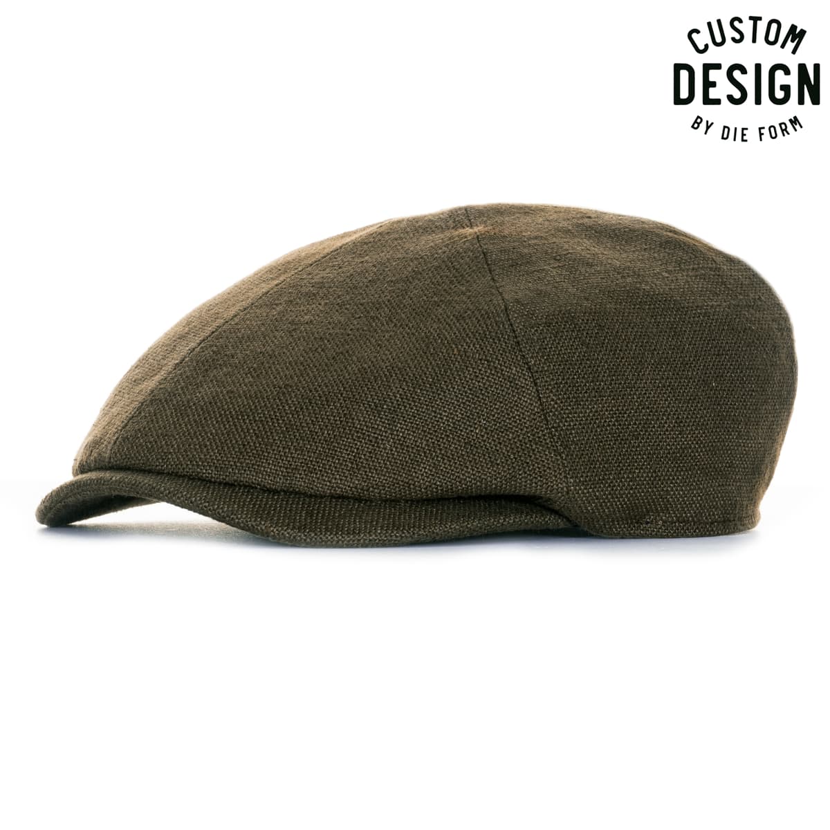 Newsboy Slim Cap BW Washed Linen Newsboy Slim Cap BW Washed Linen