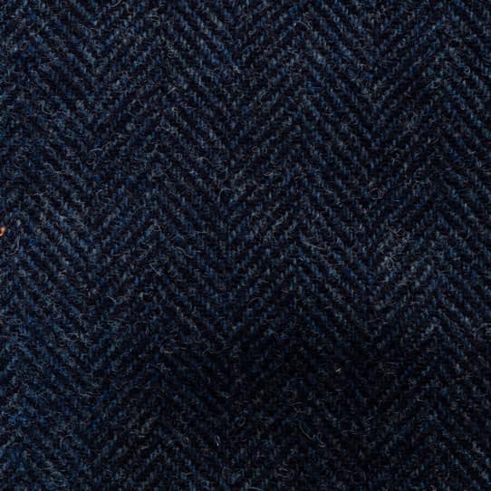 Fluffy herringbone tweed, washed