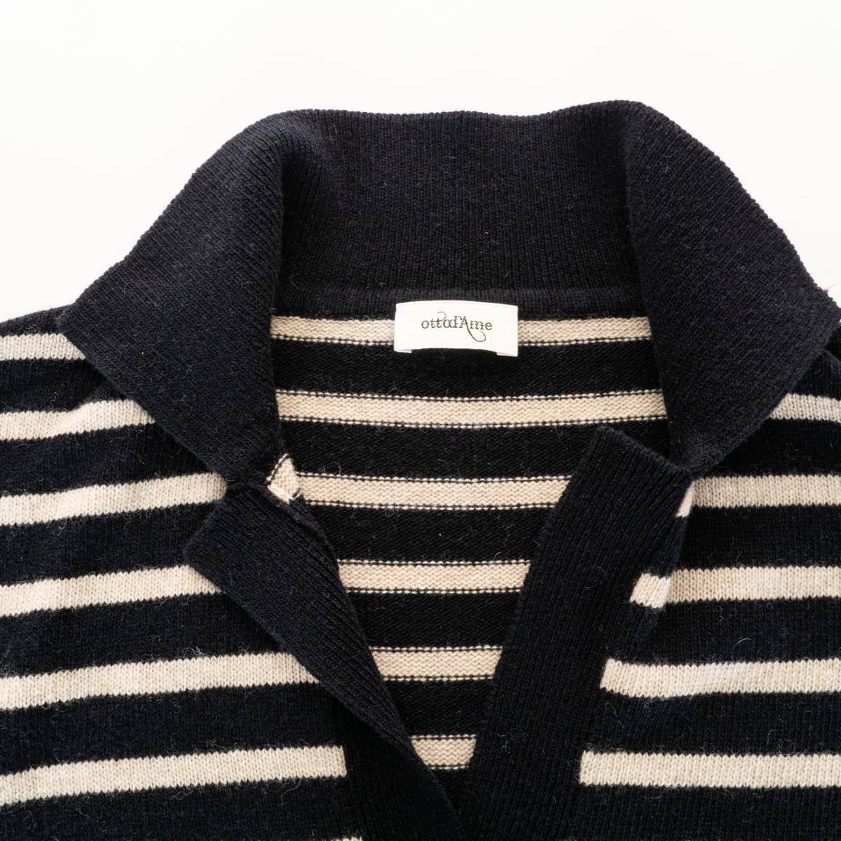 Striped Polo Sweater