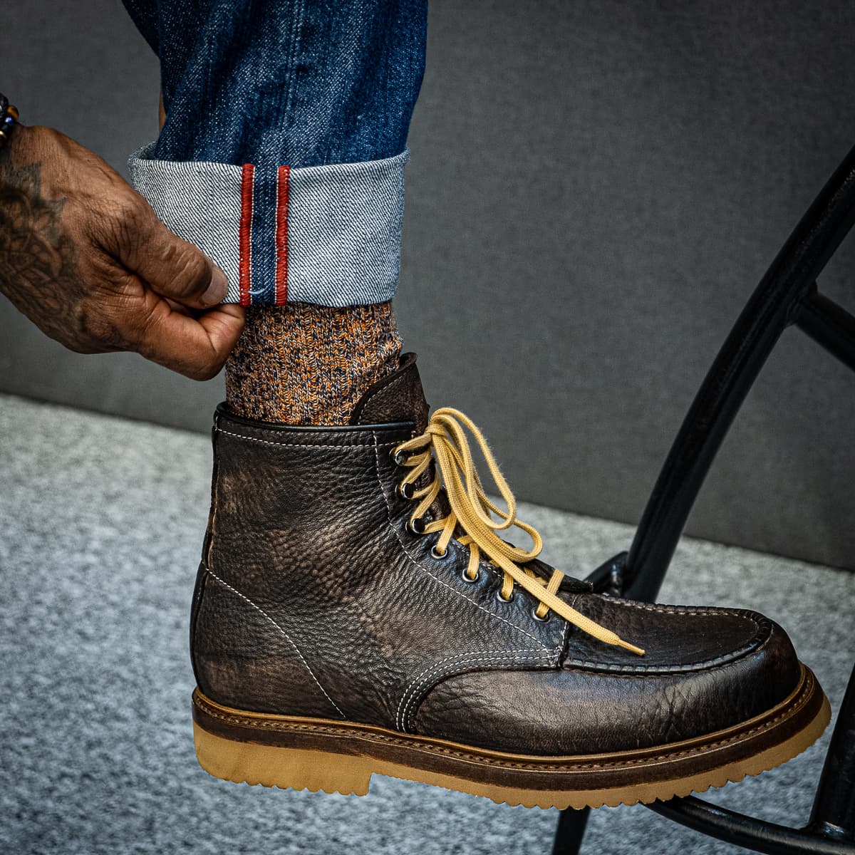 Boot 51579 Elk Leather Brown