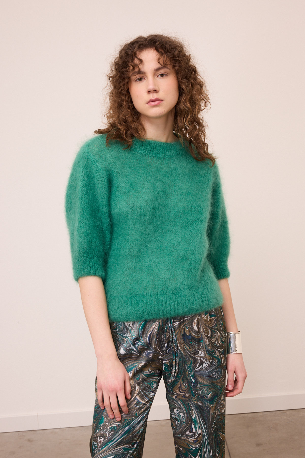 Brushed Mohair Sweater