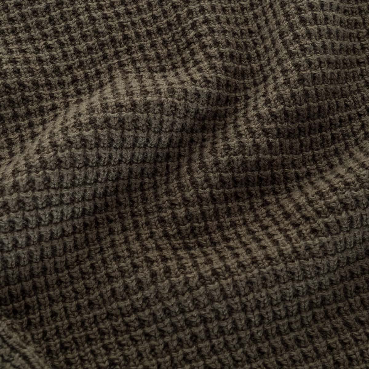 Cotton Cashmere Waffle Sweater