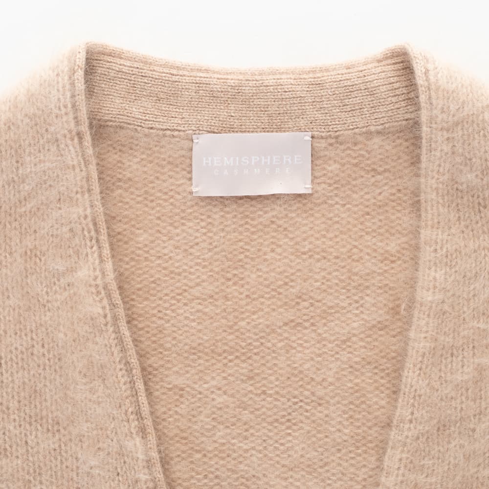 Cashmere Cardigan Beige