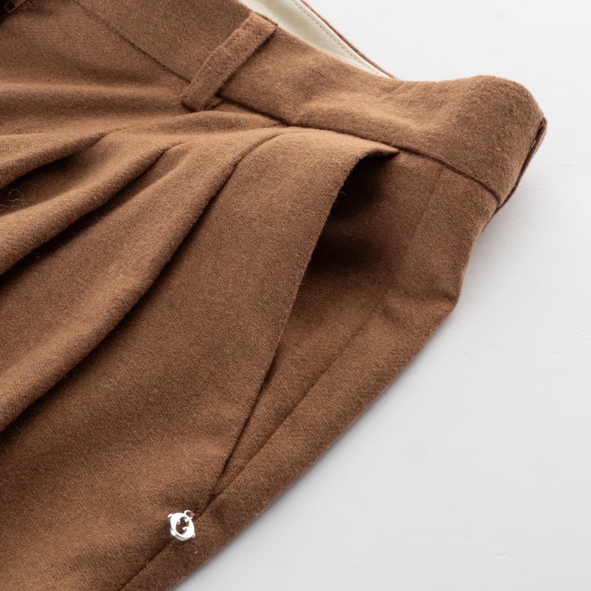 Pleated Palazzo Trousers
