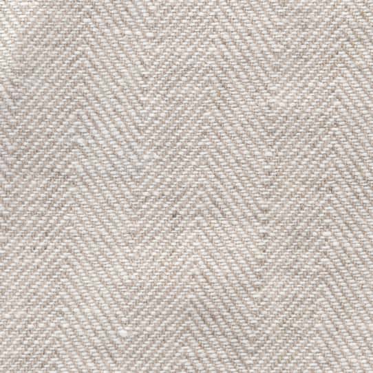 Heavy Irish linen herringbone