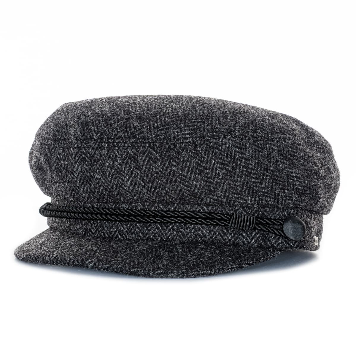 Fisherman Cap Wool Dark Grey