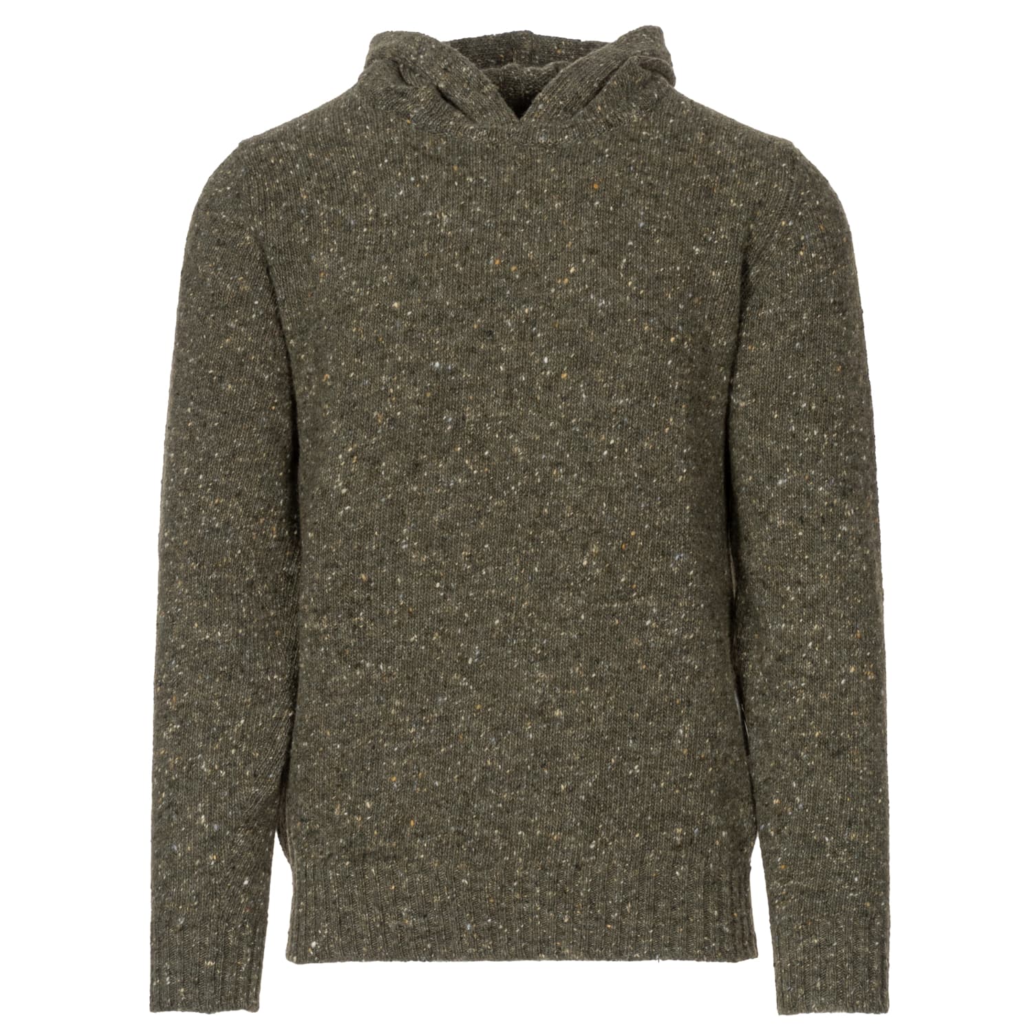 Knit Hoodie Soft Donegal
