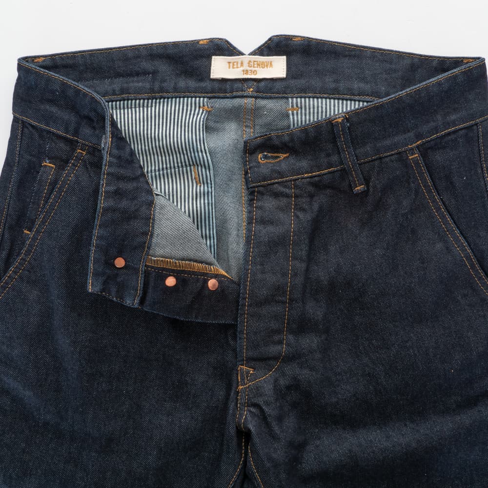 Romolo Selvage Denim Chino