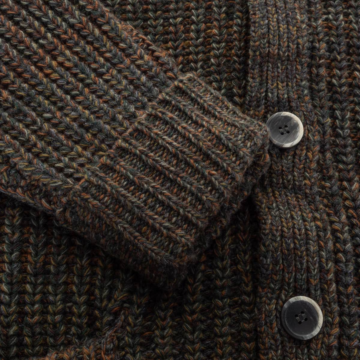 Virgin Wool Knit Cardigan
