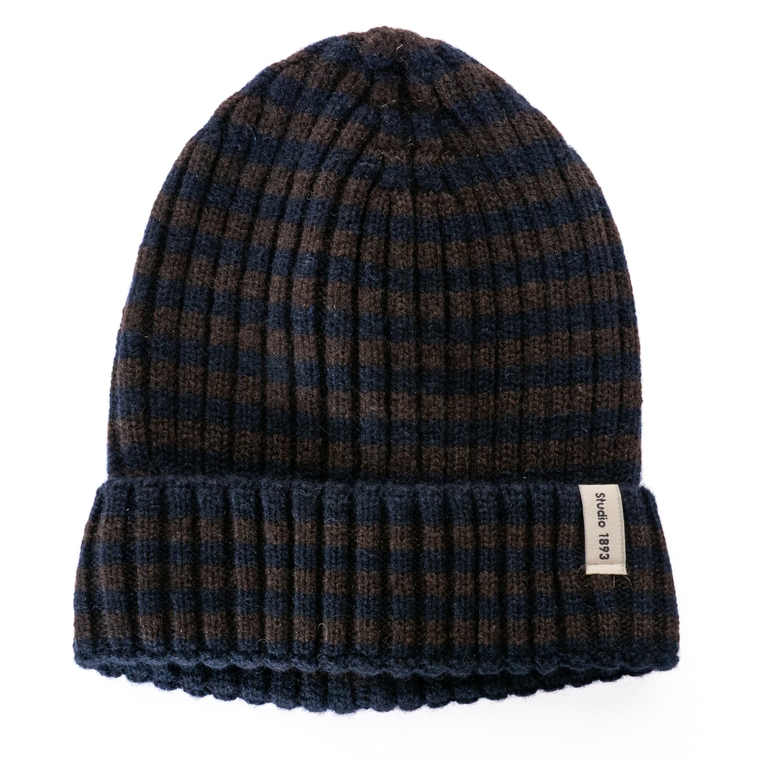 Striped Cashmere Beanie