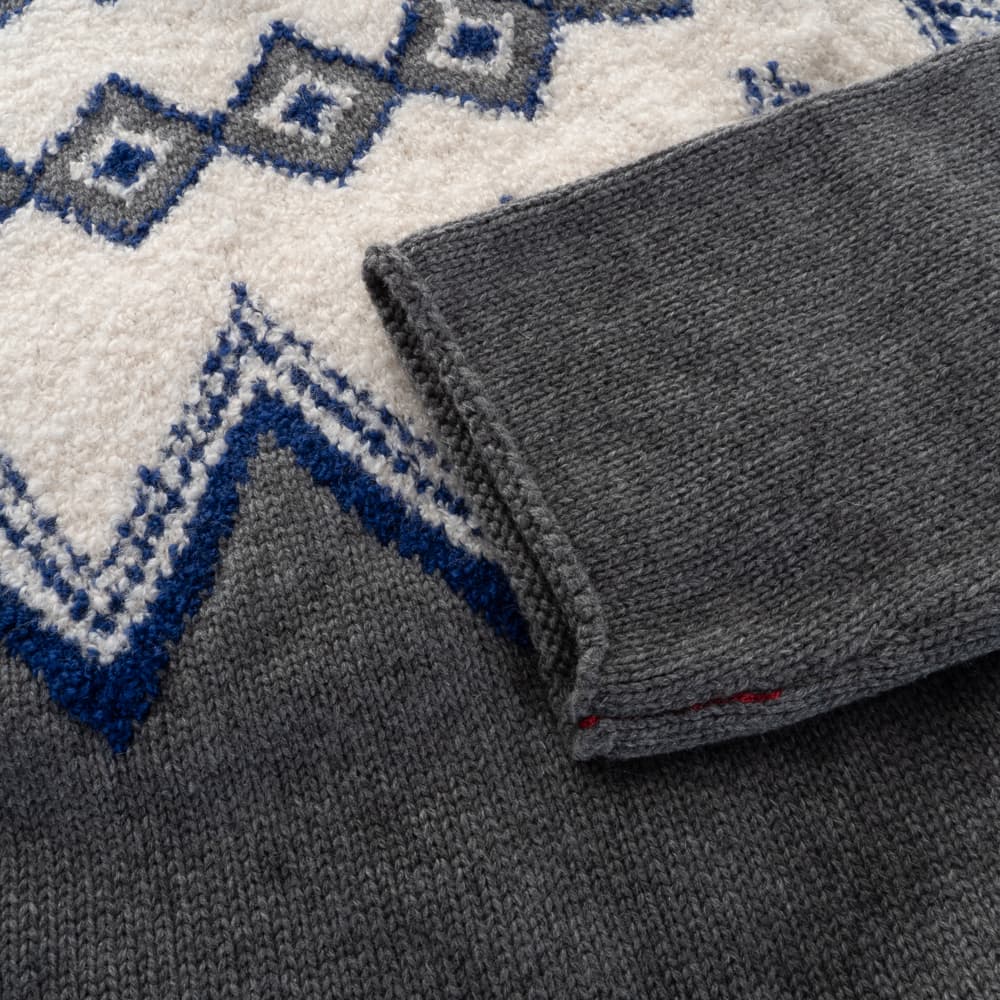 Cashmere Blend Nordic Sweater