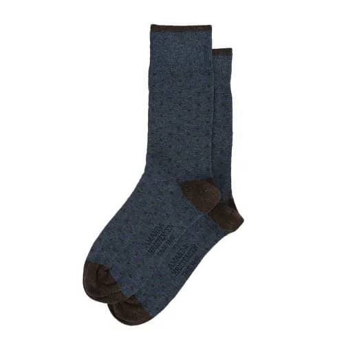 Dot Pattern Cotton Blend Socks