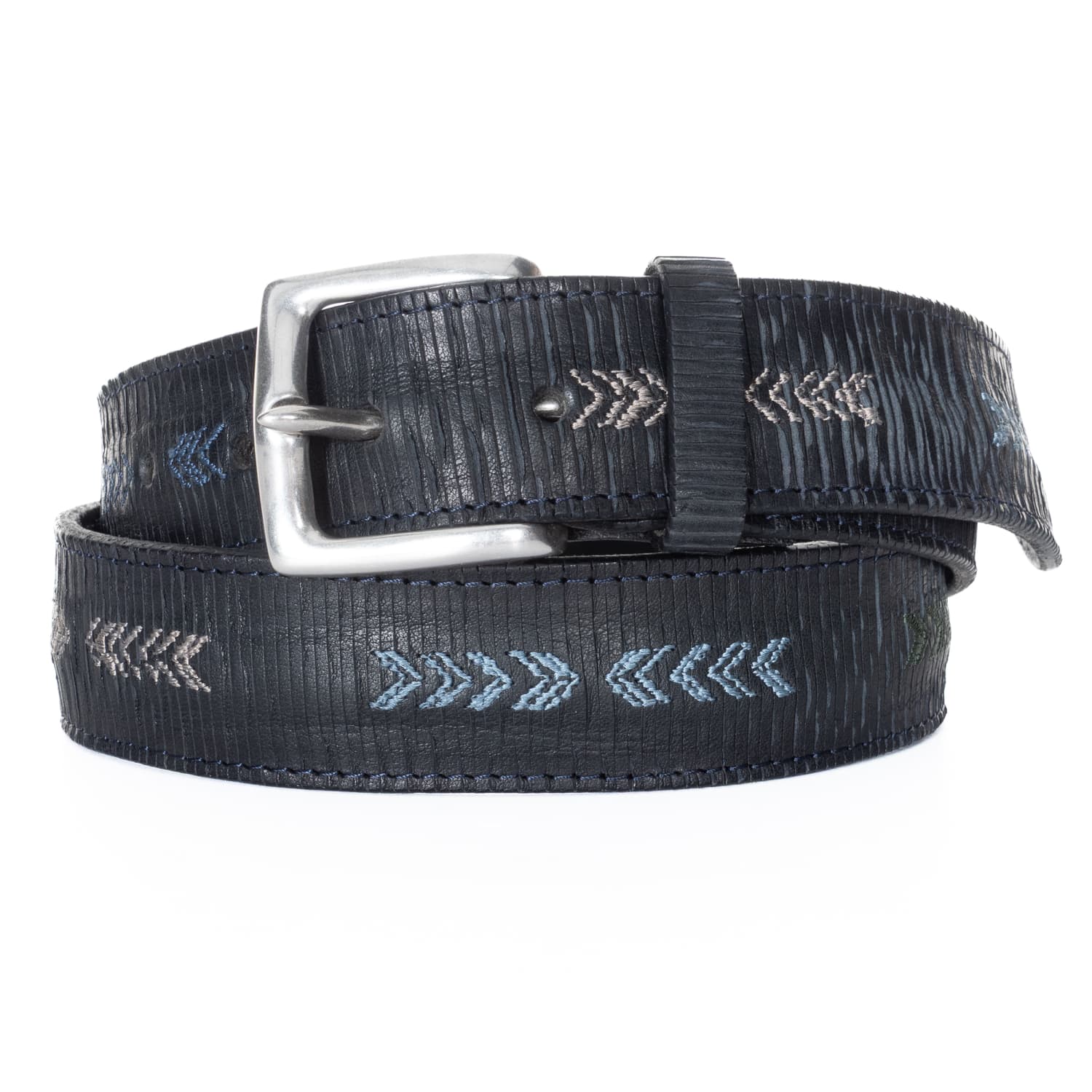 Blade Sioux Embroidered Leather Belt