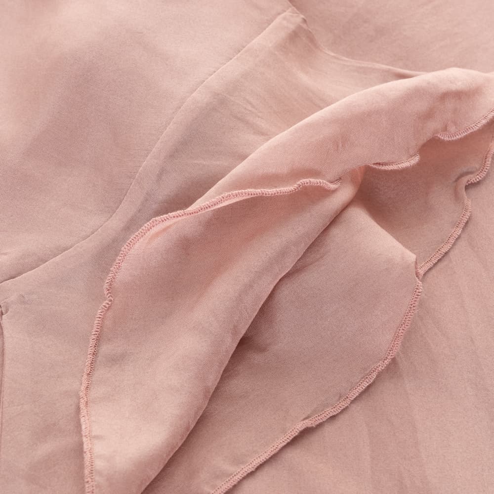Silken Ruffle Blouse Ferunas in Dusty Rose