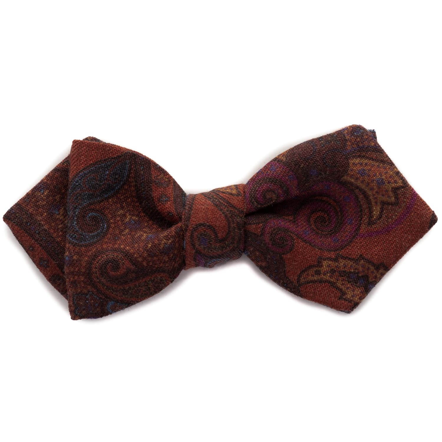 Bow Tie Red Paisley