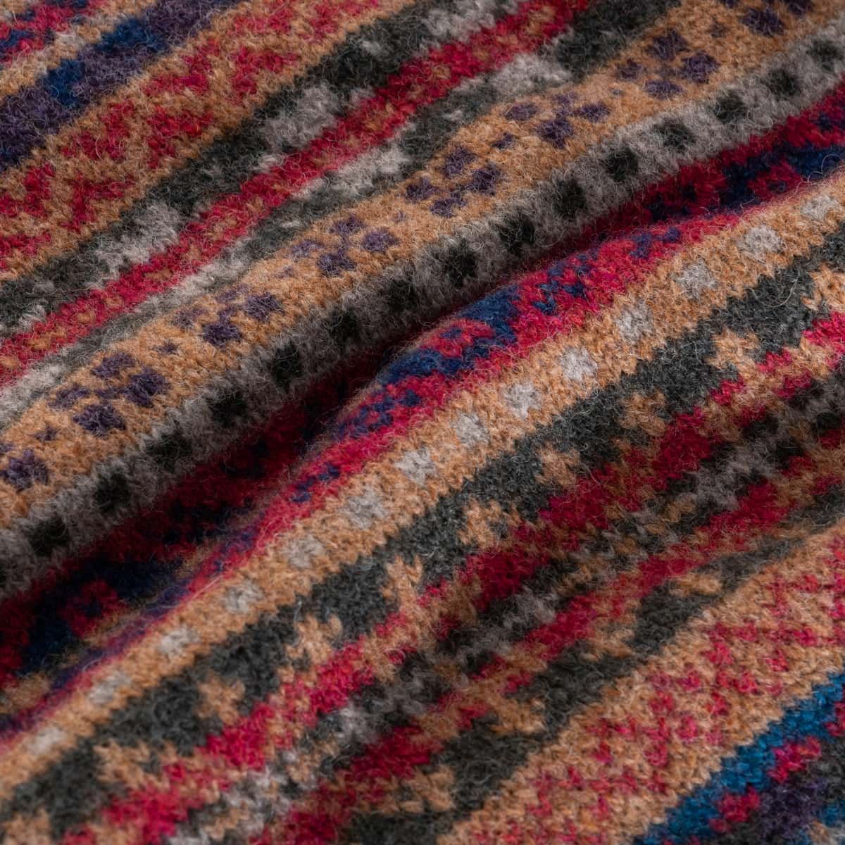 Lambswool Fairisle Sweater Red