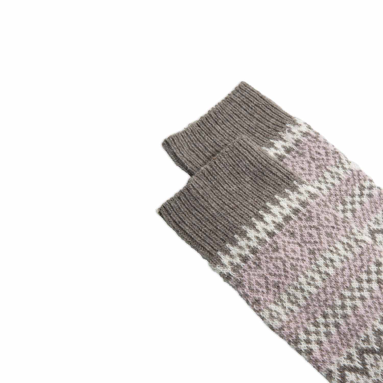 Fair Isle Wool Socks Kotte