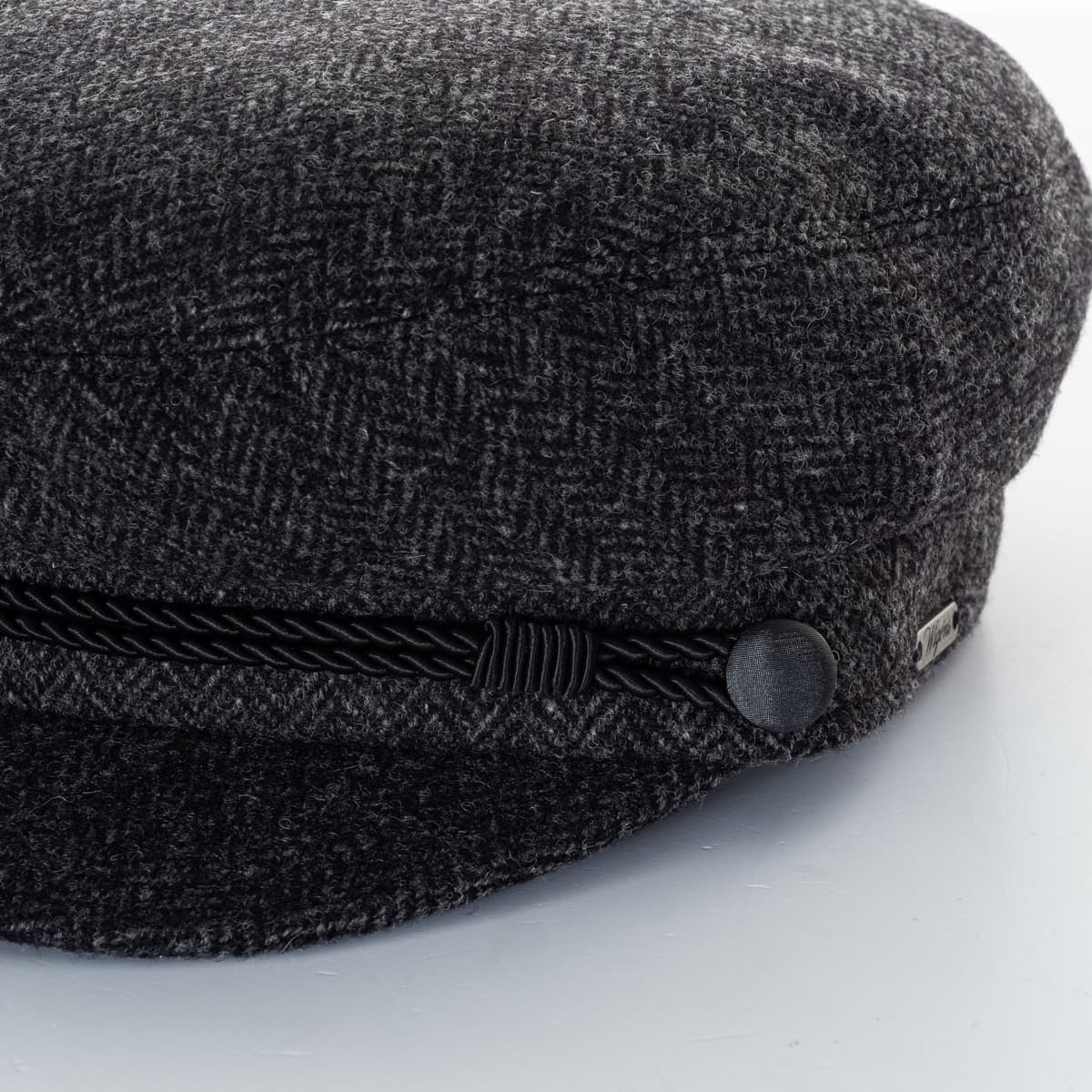 Fisherman Cap Wool Dark Grey