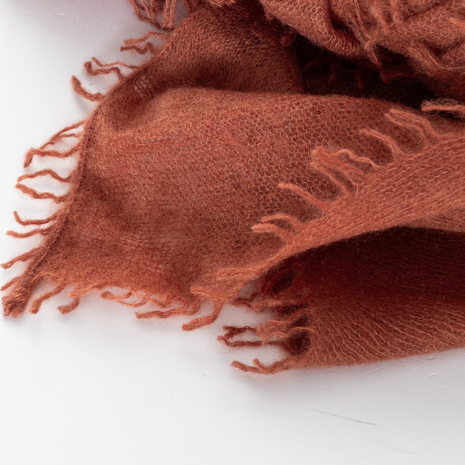 Oversized Cashmere Scarf Ginger Bread