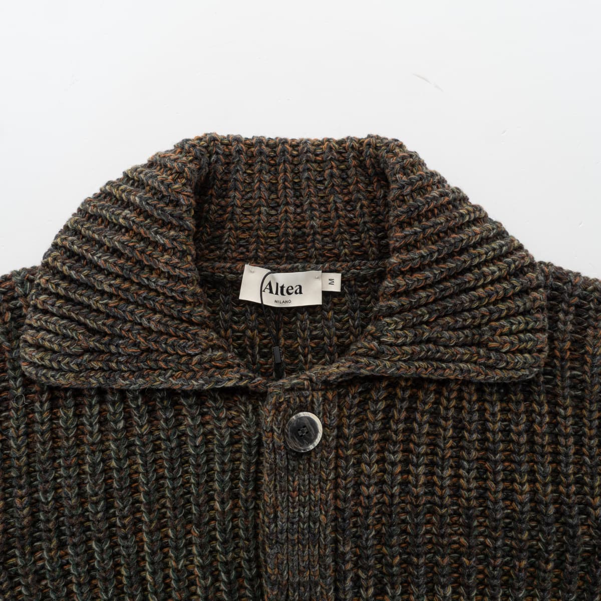 Virgin Wool Knit Cardigan
