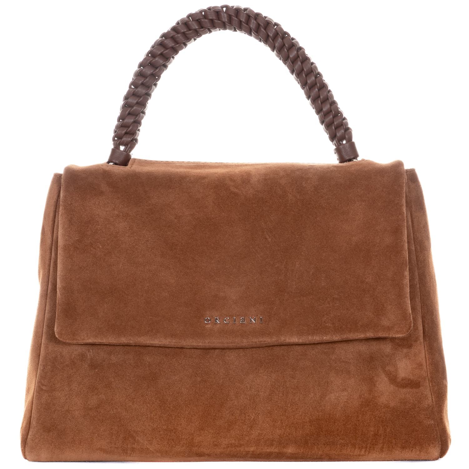 Handbag Sveva Suede leather light brown