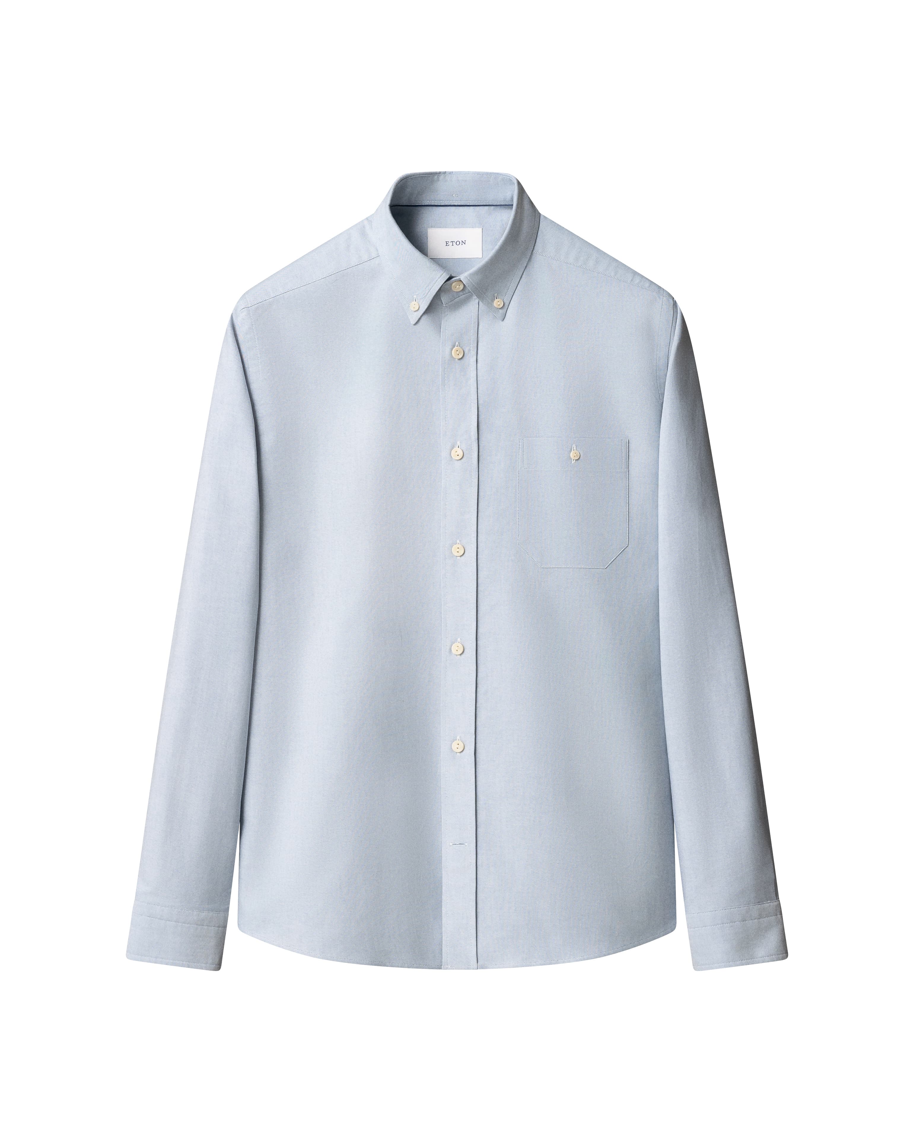 Casual Solid Oxford Shirt