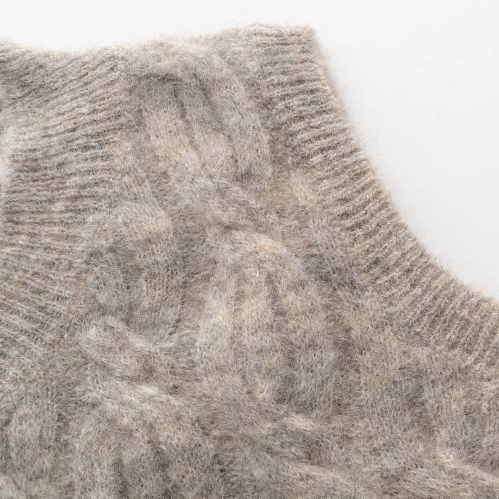 Cable Knit Sweater Vest