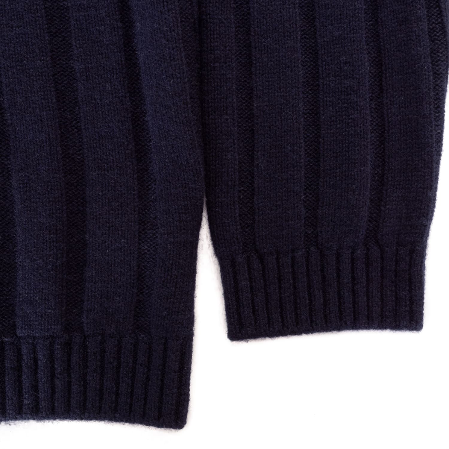Ribbed V-Neck Sweater