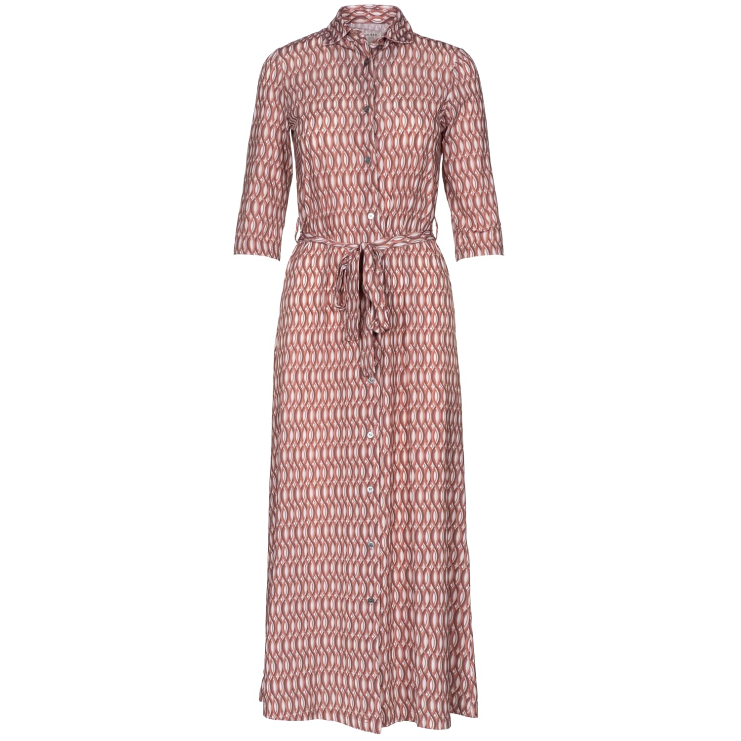 Skin-like dress with all-over pattern