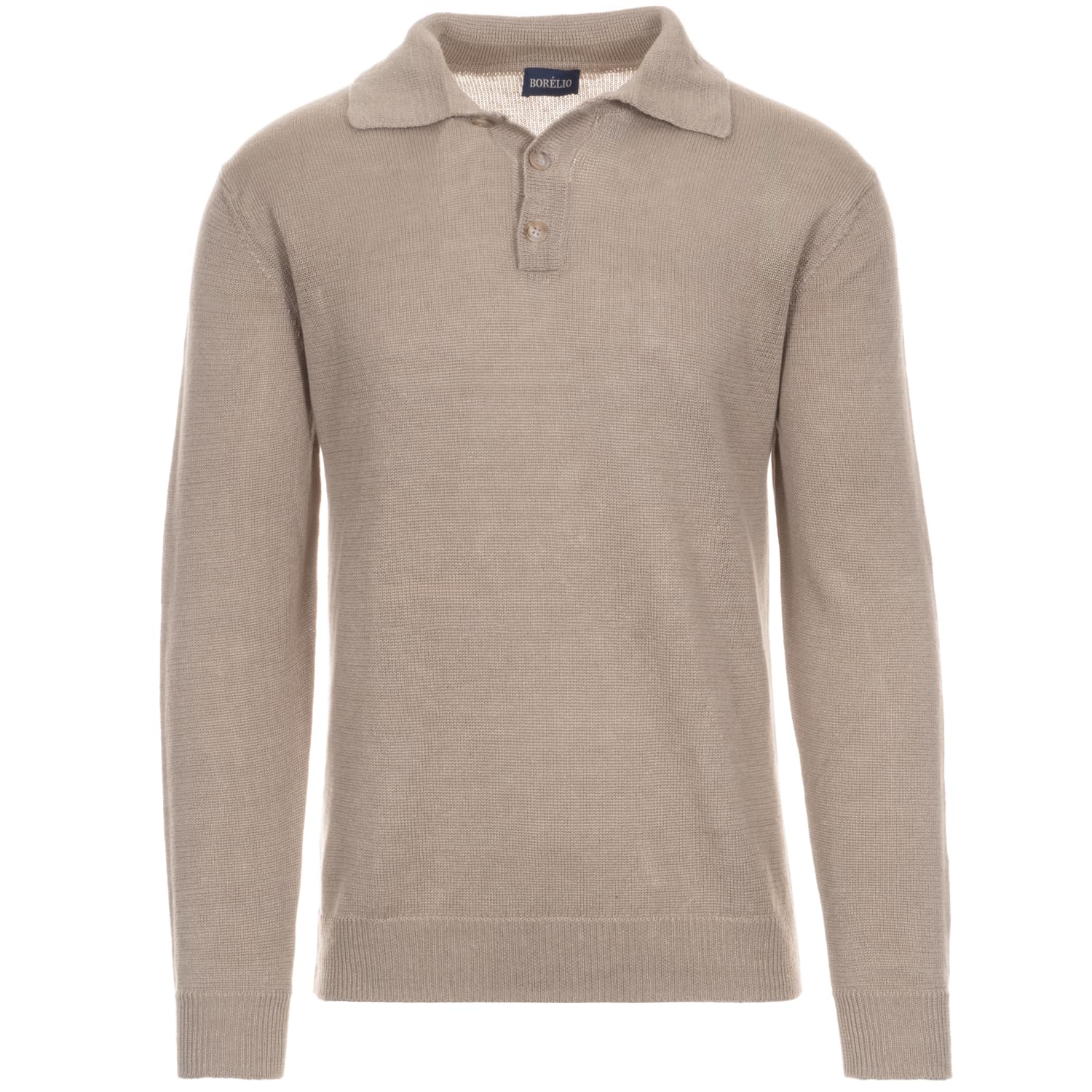 Knit Polo Charles Beige Knit Polo Charles Beige