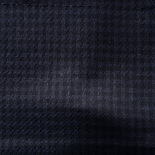 Vichy check on superfine wool