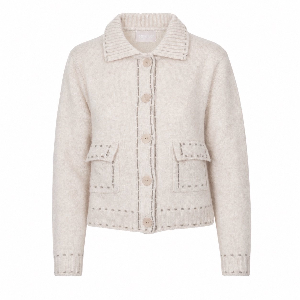 Cashmere Blend Knit Cardigan