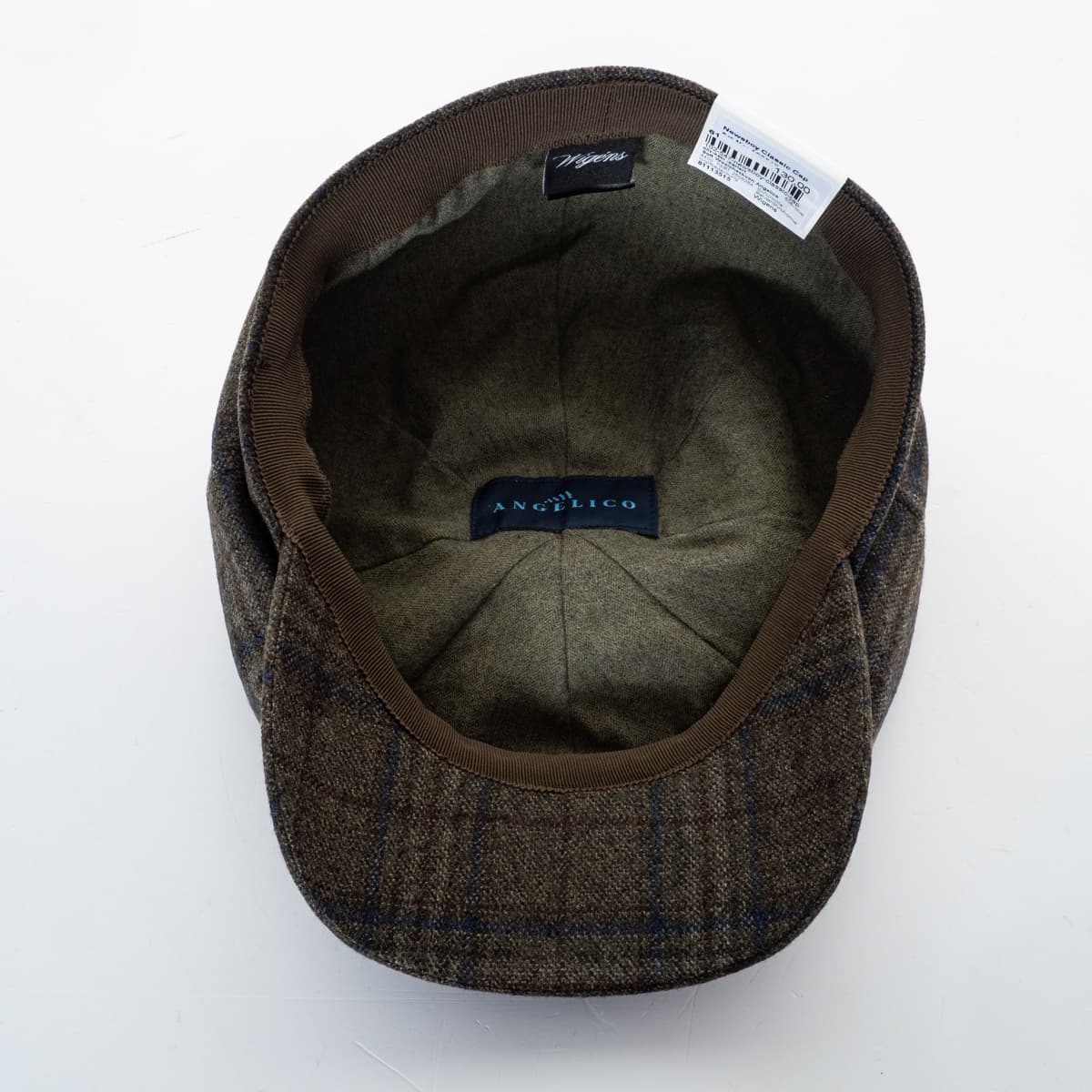 Newsboy Classic Cap Plaid Olive